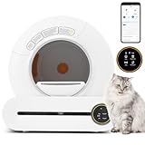 Automatische selbstreinigende Katzentoilette, 65L APP-gesteuert für mehrere Katzen, geeignet für...