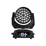 Partylichter, 36x18W LED Wash Moving Head Beleuchtung Taste Version RGBWA + UV Farbe for Disco...