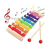Gearmax Das Bunte Glockenspiel-Set Von Glockenspiel Für Kinder Glockenspiel Harmonisches Xylophon...