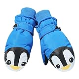 ROYALEAD Funktionelle Cartoon-Skihandschuhe, Winter-Outdoor-Handschuhe, Fleece, dicke Handschuhe,...