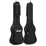 Donner E-Bass Tasche 47 Zoll E-Basstasche 10mm gepolstert wasserdicht Gigbag für E-Bass, Schwarz