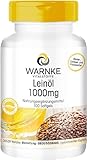 Leinöl Kapseln - Pflanzliches Omega 3-6-9 - hochdosiert - Flaxseed Oil 1000mg - 100 Softgels |...