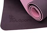 Fidusport TPE Yogamatte Trainingsgerät - rutschfester Schultergurt für Fitness, Pilates und...