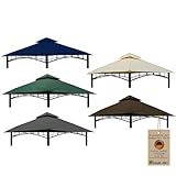 freigarten.de Ersatzdach für Pavillon 334 cm x 334 cm Sand Antik Pavillon Wasserdicht Material:...