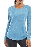 Gyabnw Sportshirt Damen Langarm Activewear T-Shirts UPF 50+ UV Schutz Sportshirt Outdoor Activewear...