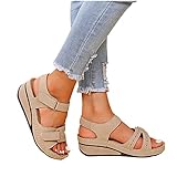 Sommerschuhe Damen Sandalen Sommer Breite Füße Orthopädische Schuhe Bequeme Flach Sandaletten...