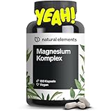 Magnesium Komplex - Premium: Aus 5 hochwertigen Verbindungen - 400mg elementares Magnesium pro...