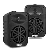 Pyle Innen- & Außenlautsprecher-Set – 500 W, 2 wasserdichte 5,25” 2-Wege...