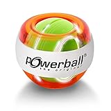 Powerball Lightning Red, gyroskopischer Handtrainer mit rotem Lichteffekt, transparent-rot, das...