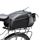 Fahrrad Hecktasche - 8 Liter Satteltasche Hinten Für Radtouren - Mehrere Fächer Organizer Für...