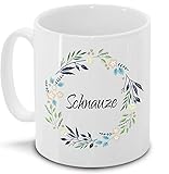 Kaffee-Tasse mit witzigem Spruch – Schnauze | Lustige Spruch-Tasse für Arbeit, Büro und als...