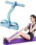 Bauchtrainer, Sit-Up-Trainingsgerät, Bodybuilding-Expander, Ganzkörpertrainer für Zuhause, 6...