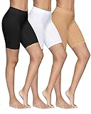 YADIFEN 3er Pack Damen Shorts Radlerhose Unterhose Hotpants hoher Taille Kurze für Yoga