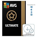 AVG Ultimate 2024 - Virenschutz-Paket mit AVG Secure VPN und AVG TuneUp zur Beschleunigung des PCs -...