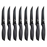 targzier Steakmesser 8 Stück,Steakmesser-set aus Edelstahl,Scharfes Steak Messer Set mit...