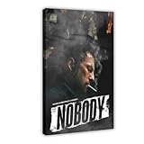 Filmposter, Action-Krimi-Film, Niemand Bob Odenkirk 2, Leinwand-Poster, Schlafzimmerdekoration,...