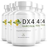 DX4 Garcinia, 50 Kapseln | mit Garcinia Cambogia Extrakt (5 Dosen)