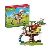 schleich 42408 FARM WORLD Abenteuer Baumhaus, 60 Teile Spielset mit Reifenschaukel, 2 Kinderfiguren...