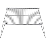 MFH Klappbarer Grillrost 38 x 25 cm Outdoor Grillgitter zum Aufstellen Rost Strandgrill