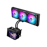 ASUS ROG Ryuo IV SLC 360 ARGB All-in-One-CPU-Wasserkühlung (6,67-Zoll-AMOLED-Display, unterstützt...