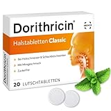 Dorithricin Halstabletten Classic 20 Lutschtabletten bei Halsschmerzen & Schluckbeschwerden -...