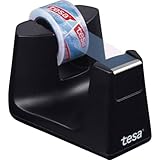 tesa Easy Cut SMART Klebebandabroller für Tische/Kompakter Tischabroller mit...