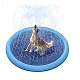 Hunde-Spritzpad, 78 Zoll Verdickte Streu- Und Wasserspielmatte, Sommer-Wasserspielzeug Für...