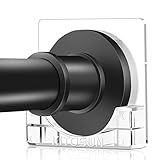 KITOSUN Kleber Duschvorhang Stange Halter Wandhalterung Bad Spannstange Halter mit super Klebeband...