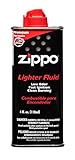 Zippo Unisex – Erwachsene Original f. Benzin Feuerzeuge 125 ml mit Kunststoff-Ventil, Schwarz,...