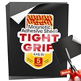 Magnetfolie - 10x15 cm - Magnete für Magnettafel - Magnetplatte - Magnetfolie Selbstklebend Stark -...
