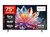 TCL 75T6C 75 Zoll QLED Fernseher, 4K UHD Fire TV, HDR10+, Dolby Vision & Atmos, Smart TV mit...