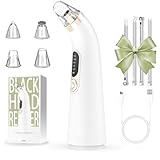 Hqynss Mitesserentferner Porenreiniger Gesicht, 5 Modi mit Austauschbare Saugköpfe Pickelentferner,...