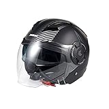 KSK DS Arrow Cooper Helm, Schwarz und Silber, Größe L (59-60 cm)