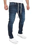 Yazubi Erik - Jogginghose Herren Jeans - Slim Fit Joggers Baumwolle - Stretch Jeanshose Für...