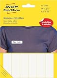 AVERY Zweckform Art. 51064 Namensetiketten für Kleidung (120 Namensaufkleber, 76x19mm,...