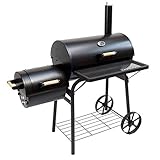 BBQ Smoker Kamingrill Santa Fe Grillwagen Grill Barbecue-Grill Räucherofen Holzkohle