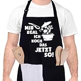 upain Kochschürze für Männer Grillschürze Baumwoll Lustig Küchenschürze Verstellbarem...