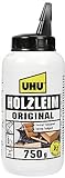 UHU Holzleim Original Flasche, Universeller Weißleim - geeignet für alle üblichen Holzarten und...