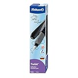 Pelikan Twist 946806 Fountain Pen in Folding Box, Universal for Right and Left Handers with M Nib,...