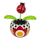 Solar-Wackelblume Marienkäfer