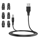MEROM 5V USB Netzkabel Kabel Kompatibel mit Remington Rasierer HC5810 HC4250 Rasierer HQ8505...