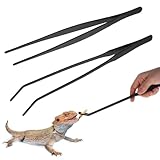 Lnngub 2 Stück Aquarium Pinzette Set, 25cm Gerade Pinzette und 27cm Gebogene Pinzette Set Lange...