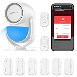 CPVAN Alarmanlage Haus, WiFi PIR Bewegungsmelder Alarm, DIY Einbruchschutz Fenster/Türsensor mit...