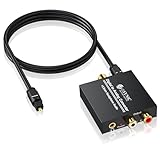 eSynic DA Wandler Digital zu Analog Konverter Audio Adapter Toslink Adapter Koaxial Adapter Optisch...