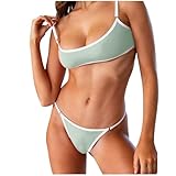 Tankini Damen Set Bauchweg Badeanzug Push Up Oberteil mit Badeshorts Bademode Konservativer Set...