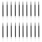 20 Stück Gel-Tinte Kugelschreiber-Mine Schwarz, 0,5mm Strichstärke, Höhe 11 cm, Nachfüllminen...