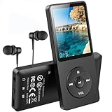 AGPTEK 64 GB Klassischer MP3 Player, 70 Stunden Akkulaufzeit tragbare HiFi Musik Player mit...