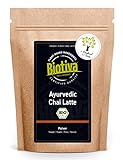 Biotiva Chai Latte 100g Bio - Gewürzmischung aus Zimt-, Kardamom-, Kakao- (stark entölt), Nelken-,...