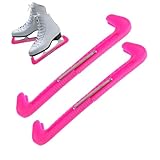 lafomukea 1 Paar Kufenschoner für Eishockeyschlittschuhe, Kufenschoner Eiskunstlauf, Pflaumenrosa...