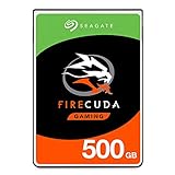 Seagate FireCuda, interne Hybrid Festplatte 500 GB, 2.5 Zoll, 64 MB Cache, Sata 6 Gb/s, inkl. 3...